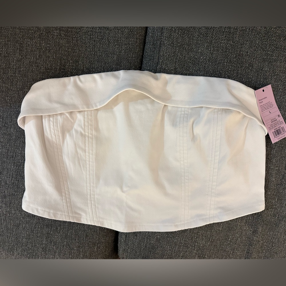 White Crop Top NWT
